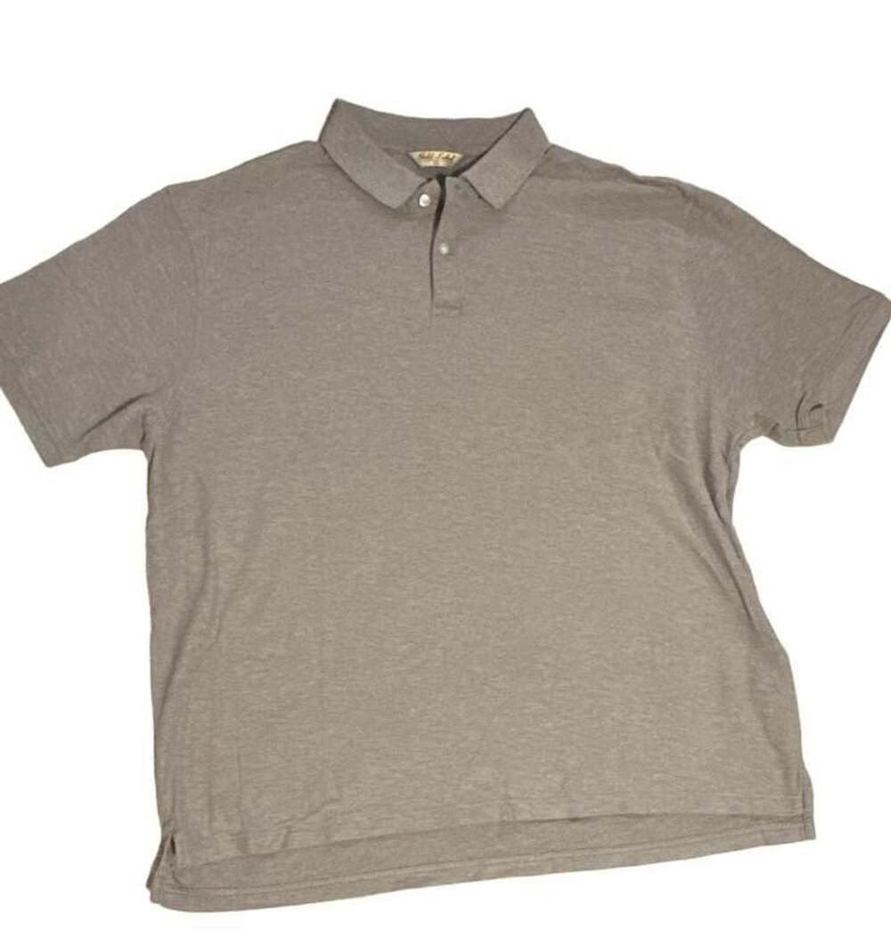 Roundtree & Yorke Gold Label Polo Size XL Taupe Short Sleeve